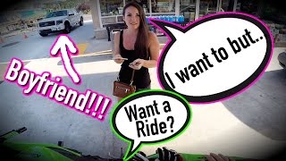 Offering Girl a Ride on Motorcycle... / Epic Fail / Katies Cars & Coffee / Mini Joe #15