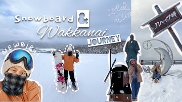 learning to snowboard and a trip to Wakkanai, Hokkaido🏂🇯🇵