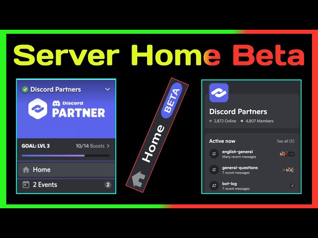 Server Home Beta – Discord