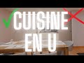 3 projets 3d de cuisine en u ouverte sur salon