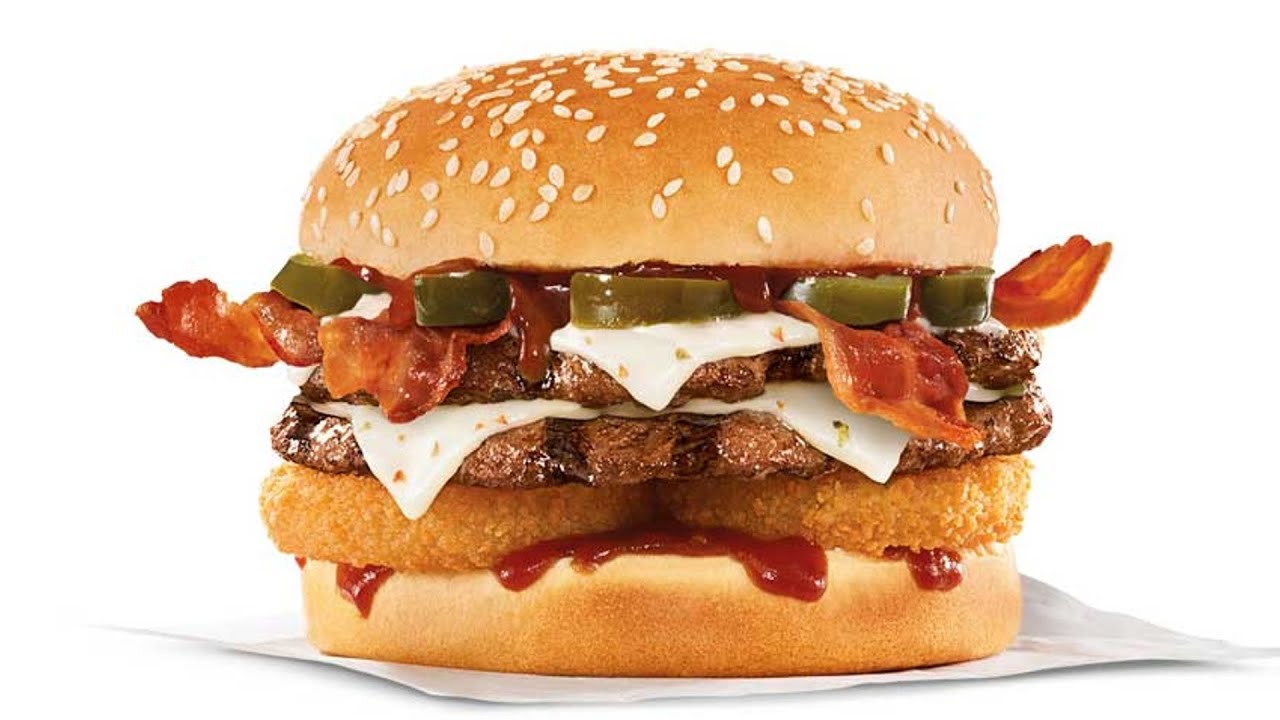 Double Western Bacon Burger Carls Jr - Burger Poster