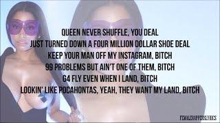 Miniatura de vídeo de "Nicki Minaj - I Can't Even Lie (Verse - Lyrics)"