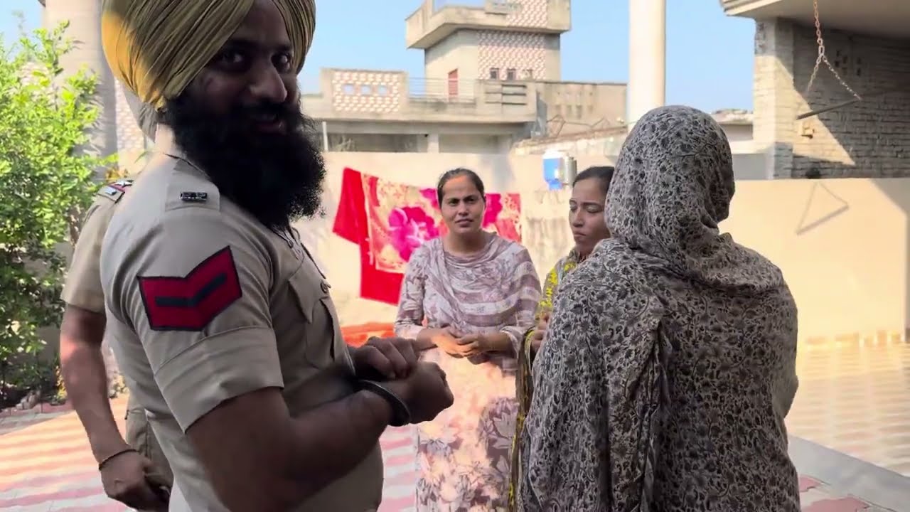 Police 👮‍♀️ Na Shooting Karn Da Maja Bhot Aunda, #sadapunjab #funny #comedy 