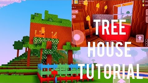 Block craft 3d tree house tutorial