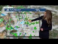 Scattered showers in denver metro friday heavy snow in mountains