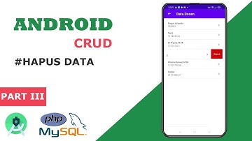 Membuat Aplikasi CRUD Android Studio Hapus Data Menggunakan Swipe Delete Fast Android Networking