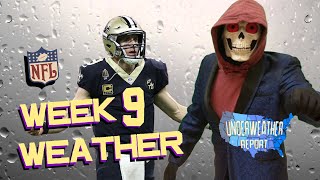 OLD VIDEO FROM 2020 SEASON - SUBSCRIBE & GET ALERTS FOR UPDATES - NFL Weather - Week 9
