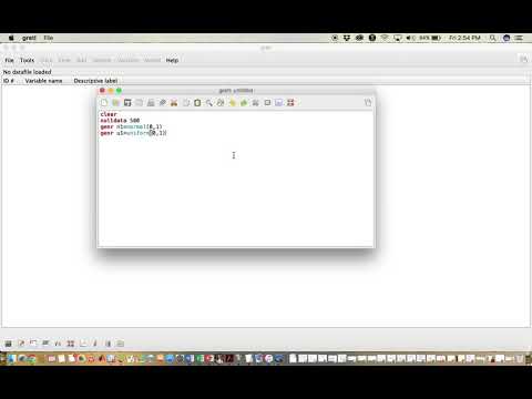 How to Generate Data from a Normal and Uniform Distribution Using gretl ...