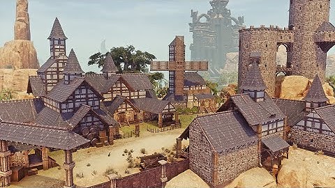 how to build a medieval village . [ timelapse ] Conan Exiles Update 3.0 age of sorcery