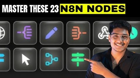 Master These 23 n8n Nodes | Beginner to Advanced Automation Tutorial (2025)