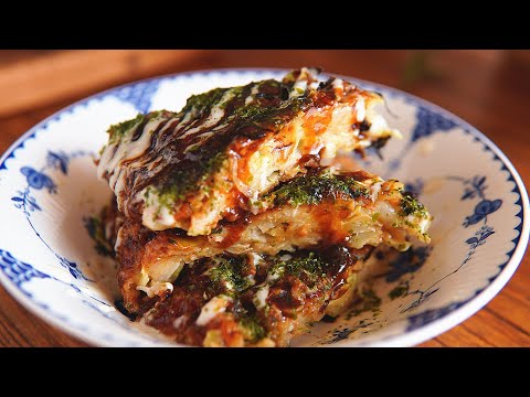 「素食」0失败纯素低卡大阪烧！卷心菜最爱的吃法 |【Vegan】Okonomiyaki （Savory Japanese Pancake）with Homemade Mayo