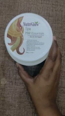 NutriGlow Hair Spa Cream with Keratin Repair Formula for All Hair Types  Professional Care 300g Online in India Buy at Best Price from Firstcrycom   12691474