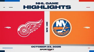 Nhl Highlights Red Wings Vs. Islanders - October 23, 2025