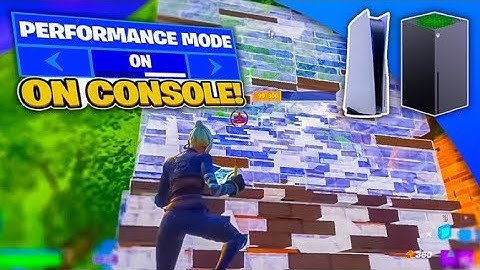 *NEW* HOW TO GET PERFORMANCE MODE ON CONSOLE (BUBBLE WRAP + MOBILE BUILDS) CHAPTER 5 | PS4/XBOX/PS5
