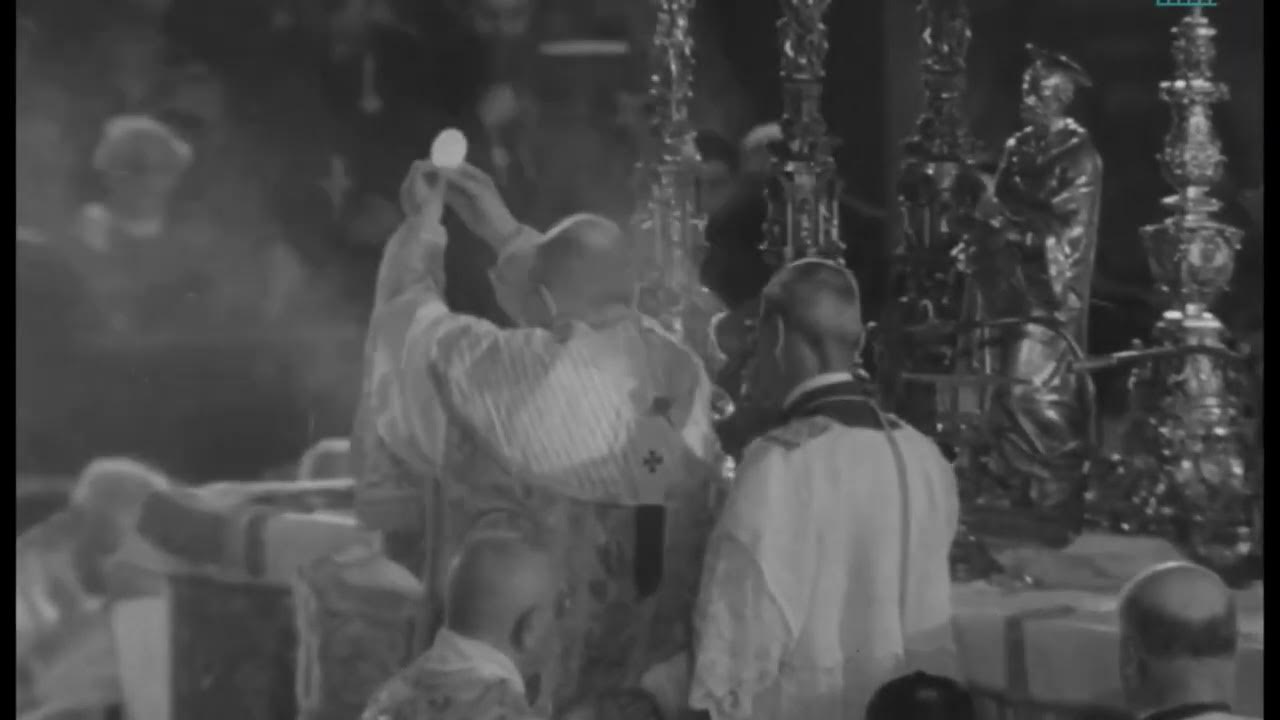 Solemn Papal Mass Elevation of the Host YouTube