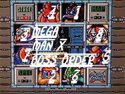 Mega Man X - Boss Order (+Vile) - YouTube