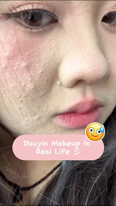Douyin makeup in real life #makeup #china #tutorial