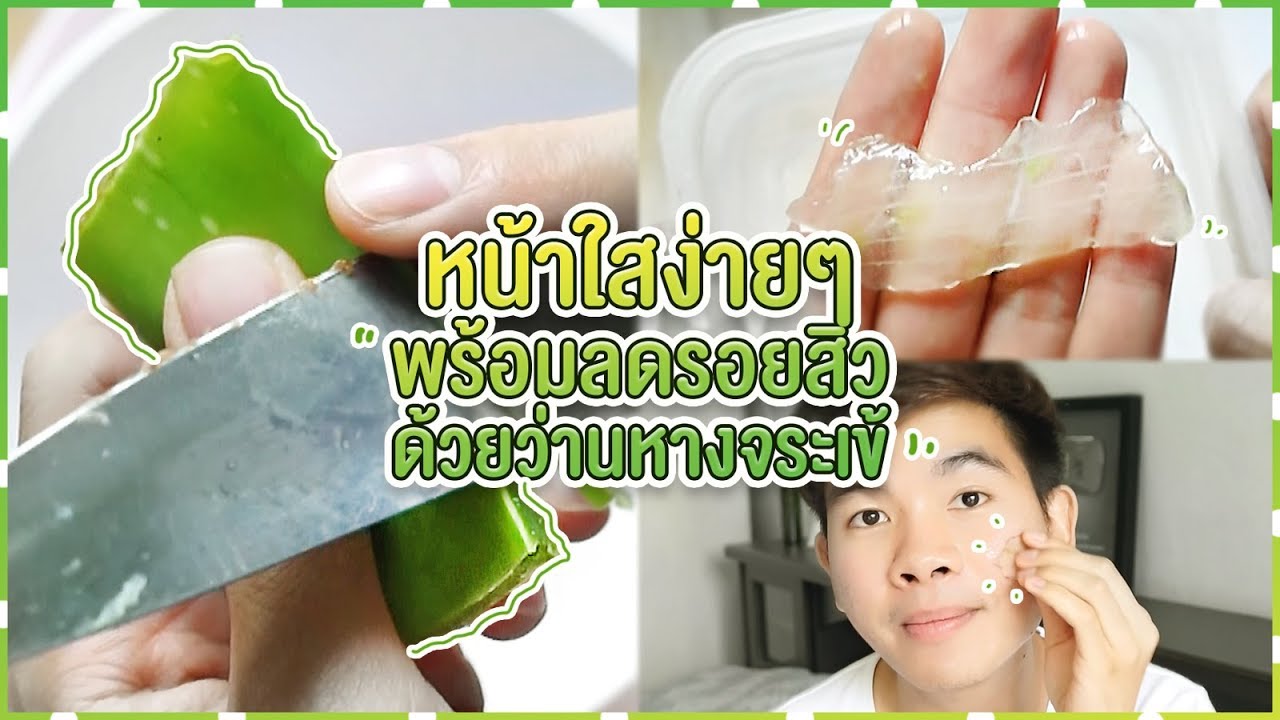 บํา รุ ง หน้า ใส Update หน้าขาวใสสุด หยุดรอยสิว จุดด่างดำด้วยว่านหางจระเข้ l นุชา HAPPY NUCHA