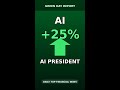 Trump called 'The AI President' amid tech boom #Shorts