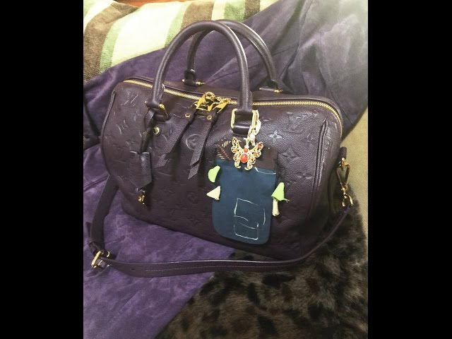 What's in My Bag  Louis Vuitton Speedy 30 Empreinte Noir