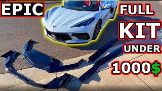 CHEAP Body Kit and Ground Effects Aero kit C8 Corvette ! Part#1