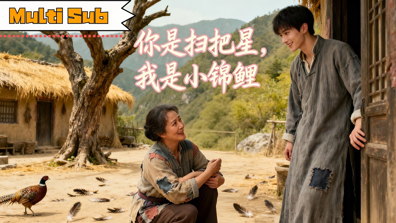 【首發新劇】鍾小金💞馮伊洋｜🍀七零災荒年，小錦鯉元寶被潑辣「掃把星」撿到——🏠她們住茅草屋、鬥極品親戚，把苦日子過成首富｜《你是掃把星，我是小錦鯉》全集 #短劇 #大陸短劇 #萌宝 #萌寶