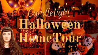 Welcome To My Candlelight HALLOWEEN HOME TOUR! Retro & Vintage Inspired Extreme Decor Video