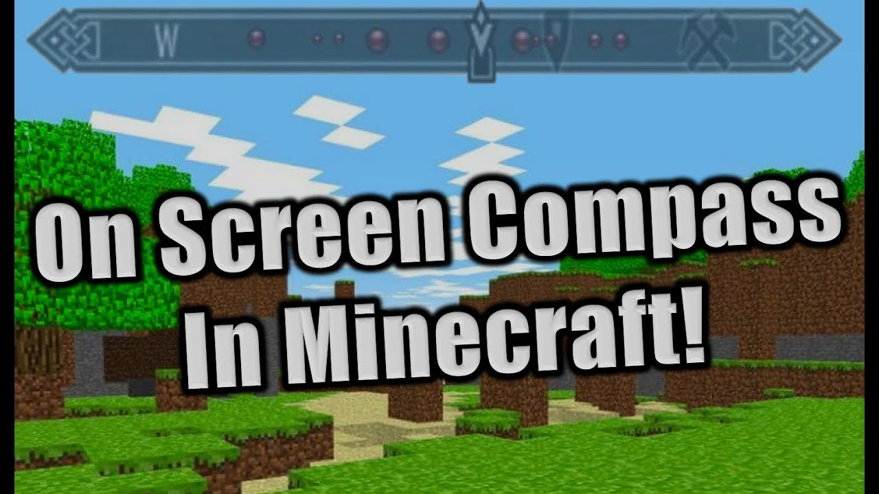 On Screen Compass In Minecraft! - YouTube