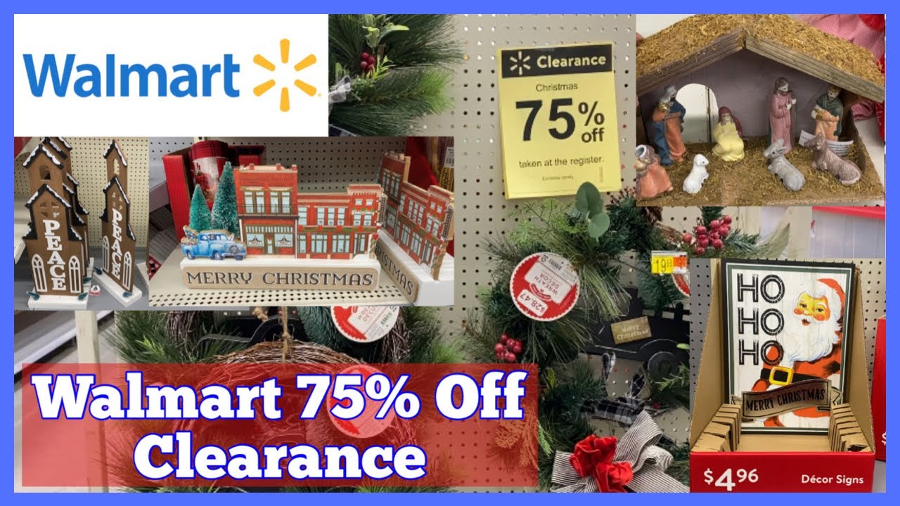 75% Off Christmas & Holiday Clearance at Walmart