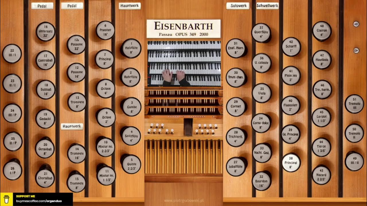 Organ Demonstration | Hauptwerk Friesach | Eisenbarth (2000, 44/III/P) -  YouTube