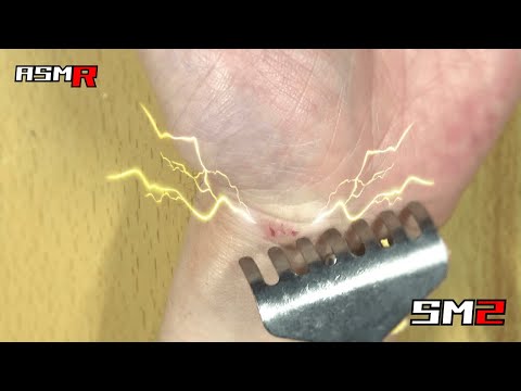 【眠くなるアトピー性皮膚炎ASMR】超痒い手首を金属孫の手で掻く音/癒し/リラックス効果/睡眠導入/マッサージ