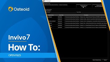 How To: Open Files with Invivo7