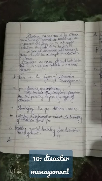 10-disaster-management-class-10-notes-ssc-board-maharashtra-board