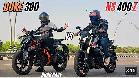 2025 Brand new Pulsar NS400Z vs 2025 New Duke 390  🔥🔥 TOP END RACE |