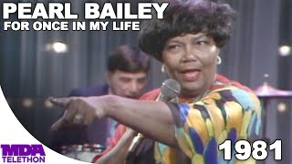 Pearl Bailey - For Once In My Life | 1981 | MDA Telethon