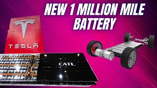 TESLA battery maker CATL reveal 1 million miles + zero degradation battery