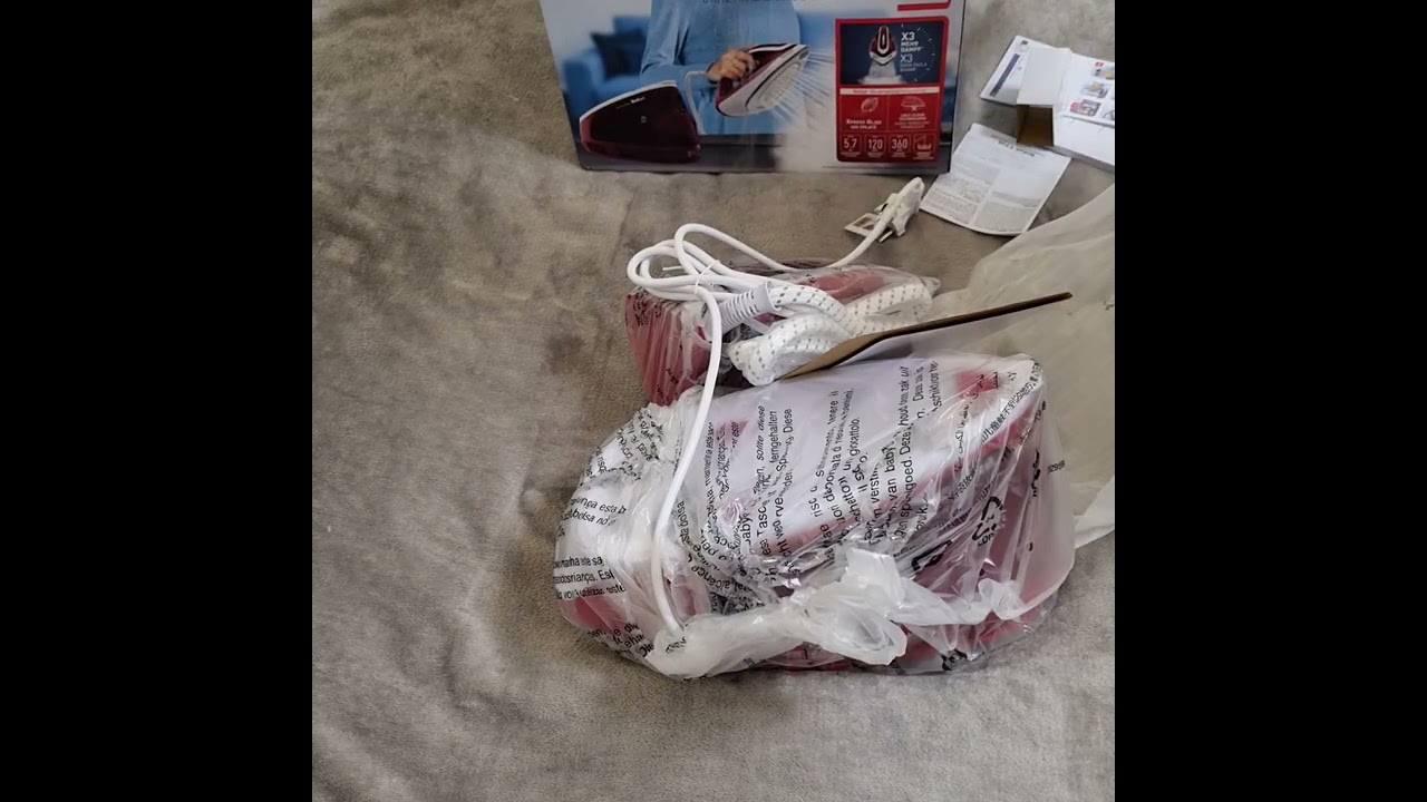 Распаковка парогенератор Tefal Exspress Easy SV6130EO