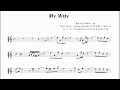 "My Way"  Alto Saxophone cover 알토색소폰 연주 김은산