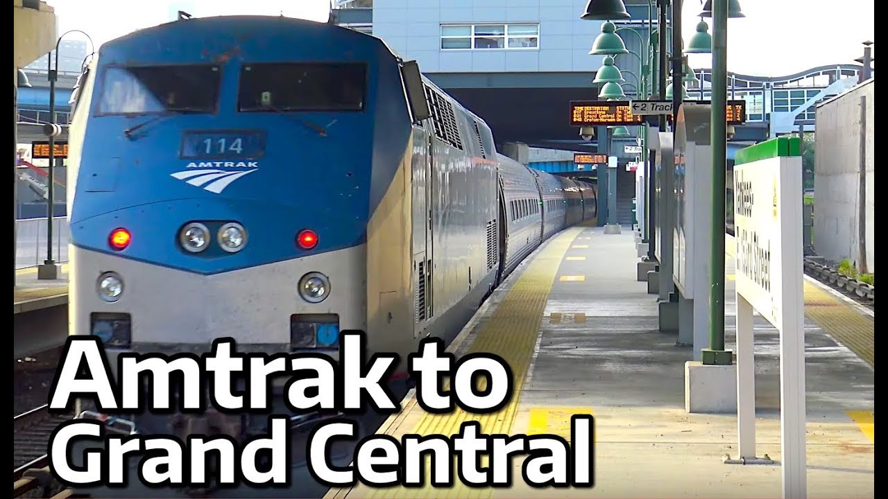Amtrak To Grand Central Terminal Action YouTube Amtrak To Grand Central Terminal Action YouTube
