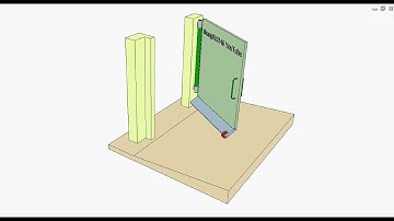 Gate to open inward uphill 3b