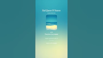 Thumbnail of Hail Queen Of Heaven (Classical) 2025 #hymns #mothermary