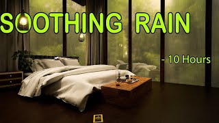 🎧 Soothing Window Rain Ambience: Fall Asleep Fast and Sleep Deeply | 10 hours Ambient Rain Sounds