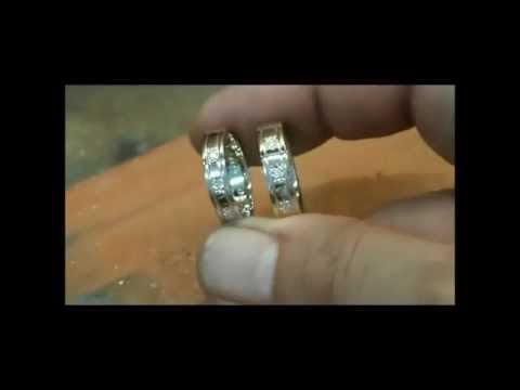 YARING PLATERO Video 93 - White Gold Wedding Ring Making (Description and Services below)