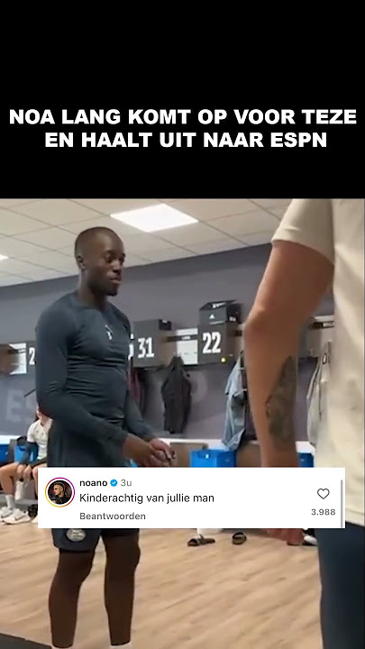 Noa Lang komt op voor Teze en haalt uit naar ESPN