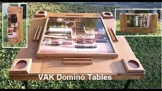 Cigar & Whiskey Custom Domino Table