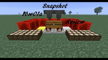 Minecraft: Snapshot 13w01b Review