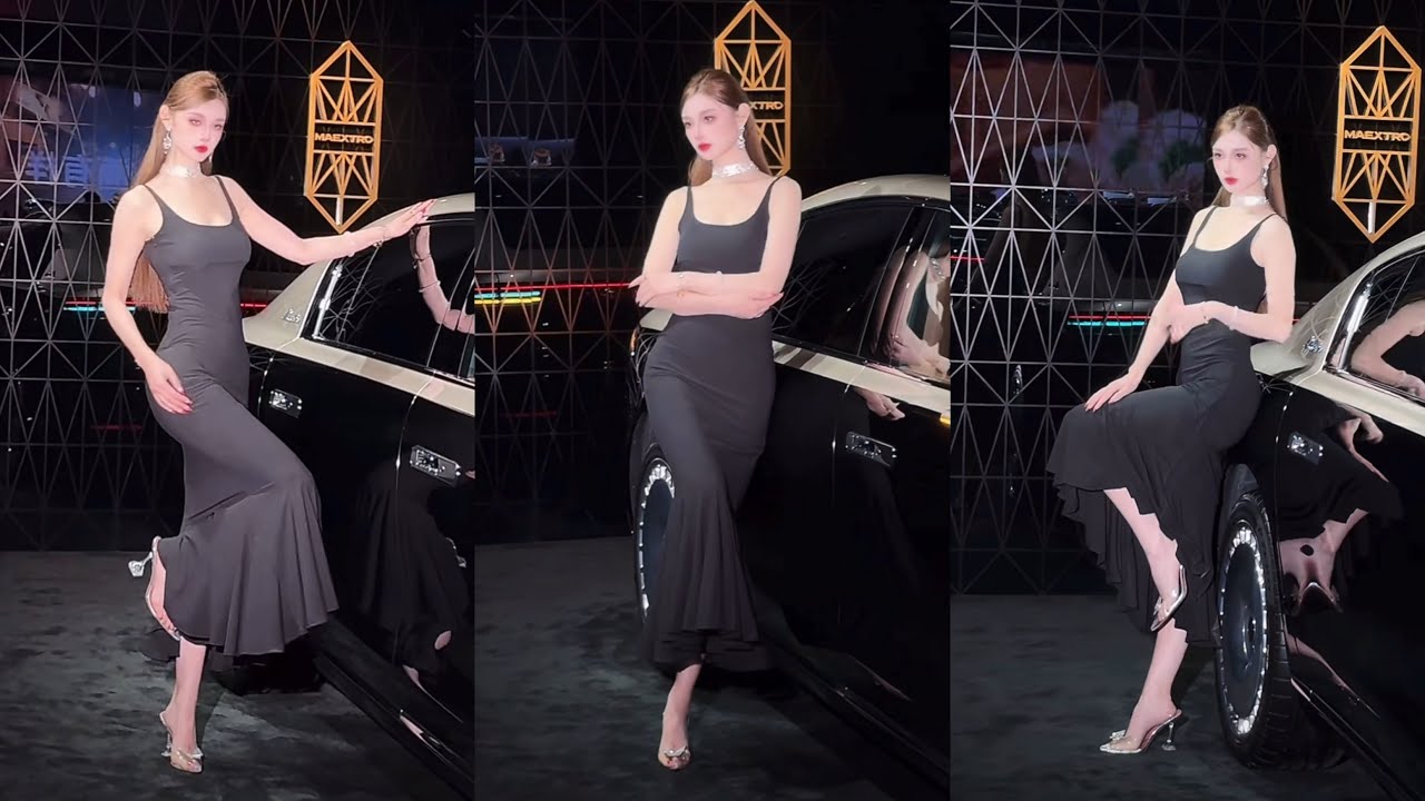 20251125网红美女车模室内拍摄活动@177美月 #网红拍摄 #美女车模