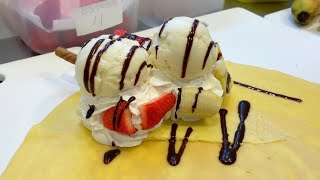 Japanese Street Food - ICE CREAM CREPE Compilation Tokyo Japan by 毎日甘いもの食べたい 126,586 views 2 years ago 7 minutes, 11 seconds