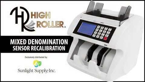 High Roller Mixed Denomination Sensor Recalibration