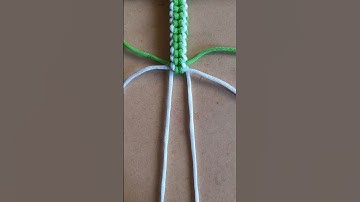 Macrame bracelet basic knots tutorial for beginners| DIY #diy #bracelet